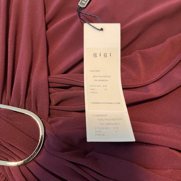 NEW Burgundy Gigi Size 6 & 12 Dress - Picture 7 of 13